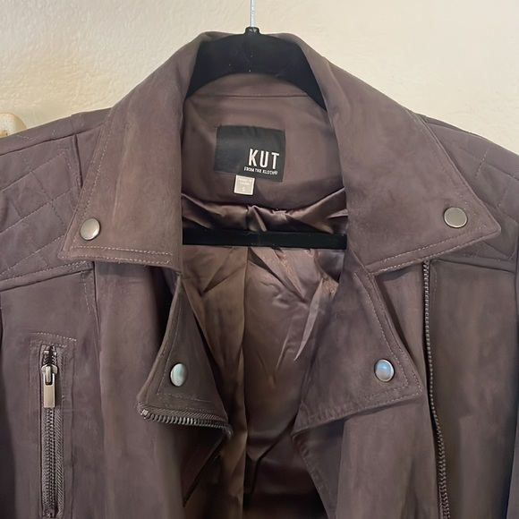 KUT From the Kloth Chocolate Jacket Size S - Picture 3 of 10